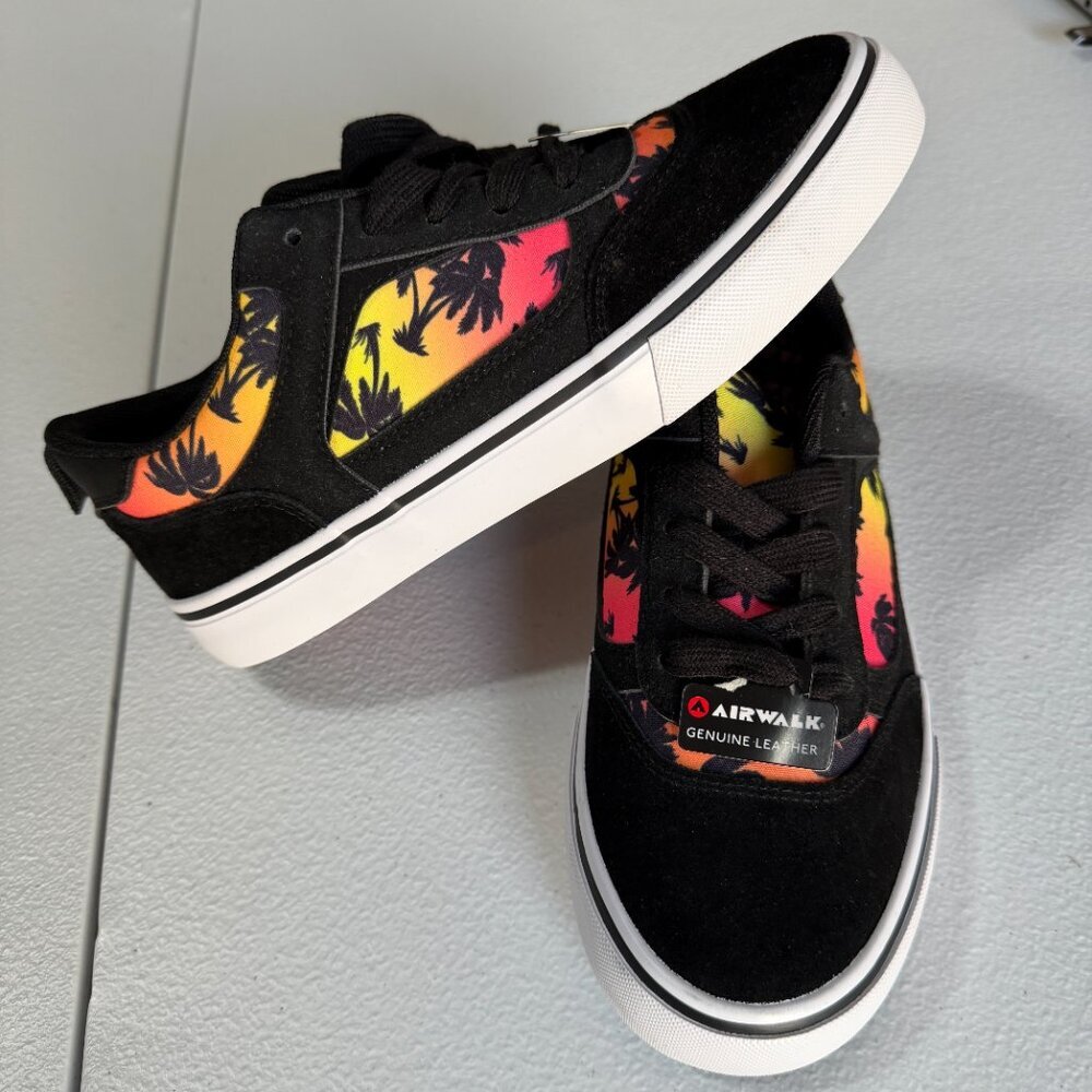 Airwalk Boys Genuine Leather Skate Shoes – Size EU 37.5 / US 5 – New Without Box - Picture 3 of 7